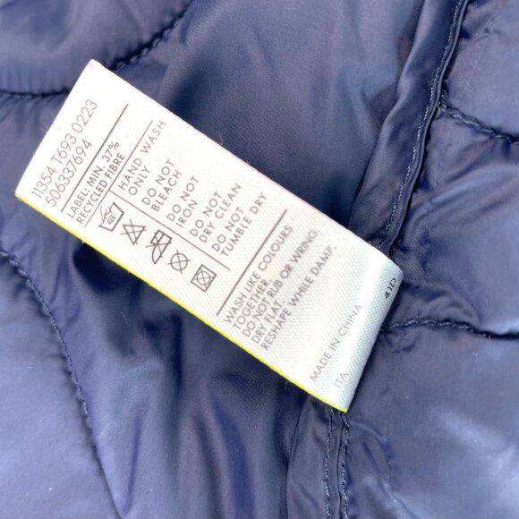 Woolworths Men’s Quilted Jacket – Size Large, Navy Blue, Water & Wind Resistant - Picture 10 of 13